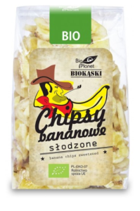 Chipsy bananowe słodzone Eko 150 g 