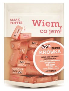 Ekologiczne krówki bezmleczne o smaku toffi 150g